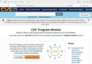 Abbildung 7: Die CVE-Nummern identifizieren Sicherheitslücken eindeutig und weltweit.