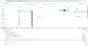 Abbildung 2: Im UI versteckt, weil "offensichtlich", muss der Screenreader doch erfahren, wie viele Suchergebnisse er weiterzugeben hat. Das geschieht über versteckte Elemente im HTML/CSS-Code.