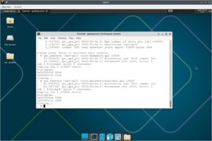 Abbildung 1: Der an der OTH Regensburg entstandene Quantencomputer-Simulator f&uuml;hrt hier zwei Beispielalgorithmen aus.