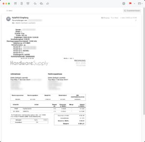 Abbildung 4: Per Dispatch-Funktion lässt Hylafax sich dazu bringen, Faxe per E-Mail an einen definierten Empfängerkreis zu versenden. Dazu muss aber ein Mailserver eingerichtet sein.