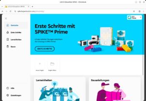Abbildung 5: Die Lego-App gewährt Zugriff auf mehrere fertige Aufgaben und Übungen. Primär sollen die Schüler mit ihr arbeiten.
