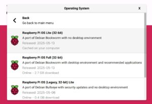 Abbildung 7: Die Lite-Version ist ideal für den Raspi Zero.