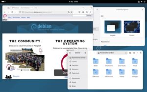 Abbildung 1: Debian 13 "Trixie" nutzt standardmäßig einen weitgehend unveränderten Gnome-Desktop.