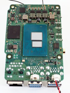 Abbildung 2: Die Unterseite des Radxa&nbsp;X4 mit der Intel-N100-CPU.