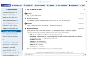 Abbildung 3: Der Nextcloud Assistant kann jetzt auch mit Nextcloud-Apps und -Funktionen interagieren. Quelle: Nextcloud