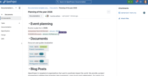 Mit OpenProject 17.0 gibt es eine neu entwickelte Dokumentenfunktion mit Echtzeit-Zusammenarbeit für die quelloffene, webbasierte Projektmanagement-Software.