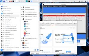 Abbildung 1: Das Startmen&uuml; von Kali Linux sortiert die mitgelieferten Werkzeuge nach Einsatzzweck.