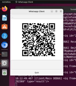 Abbildung 3: Der neue WhatsApp-Client erfordert die Registrierung per QR-Code.