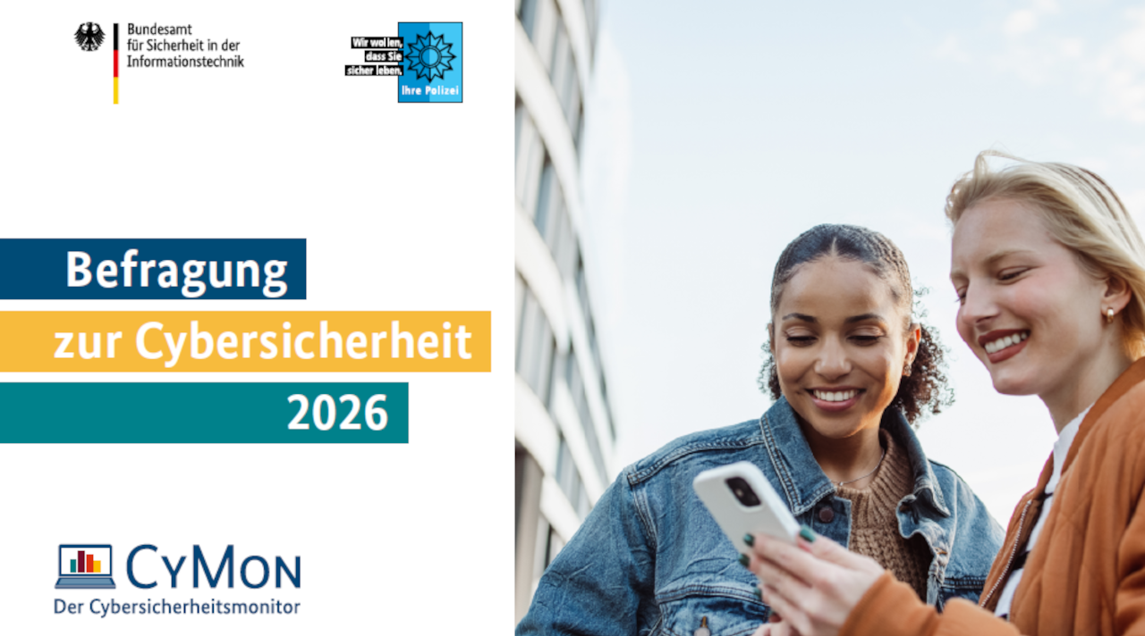Das Bundesamt für Sicherheit in der Informationstechnik hat gemeinsam mit dem Programm Polizeiliche Kriminalprävention der Länder und des Bundes neue Ergebnisse des Cybersicherheitsmonitors 2026 veröffentlicht. Quelle: BSI