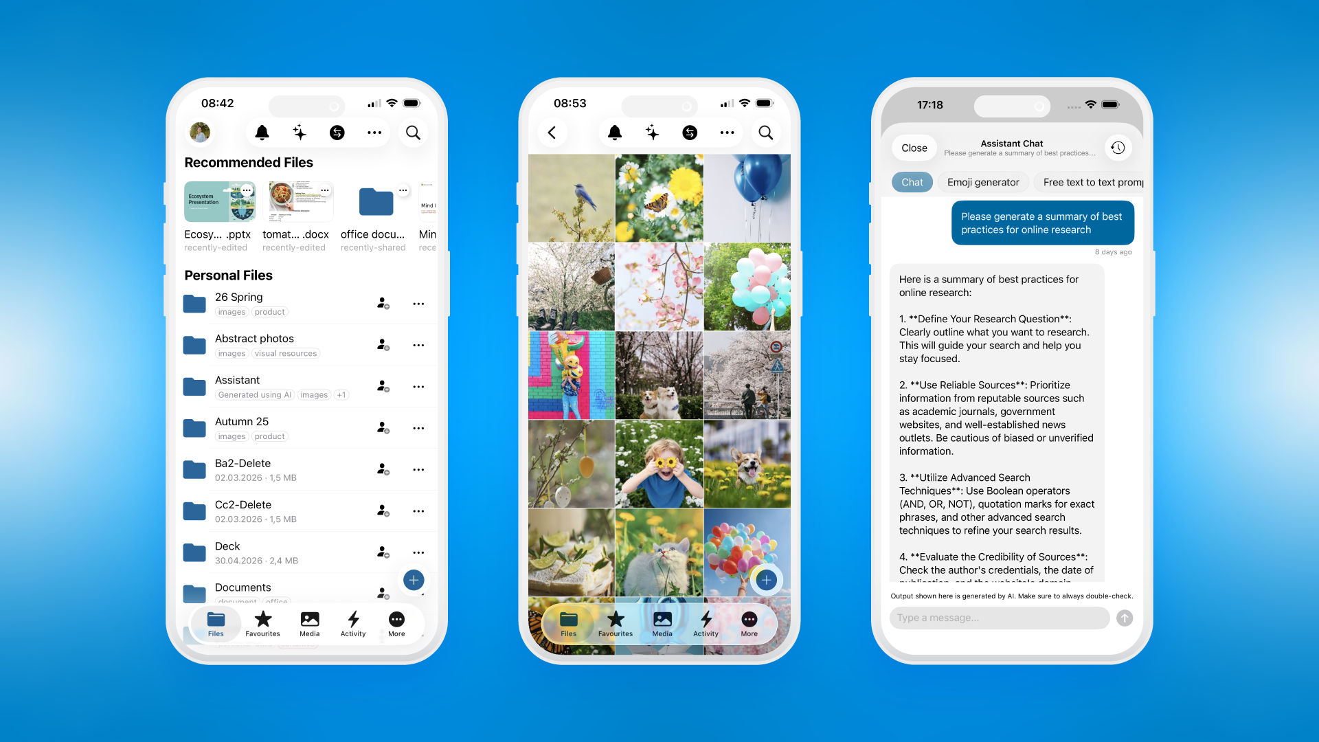 Nextcloud Mobil-Apps unter iOS