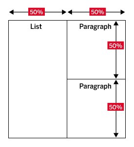 Abbildung 4: Proportionen innerhalb der Widget-Matrix.