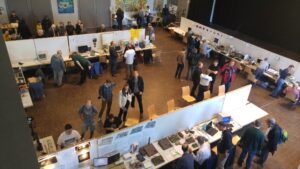 Abbildung 4: So sah die Ausstellungshalle zum VCFe 2017 aus. Quelle: Wolfgang Stief, CC0